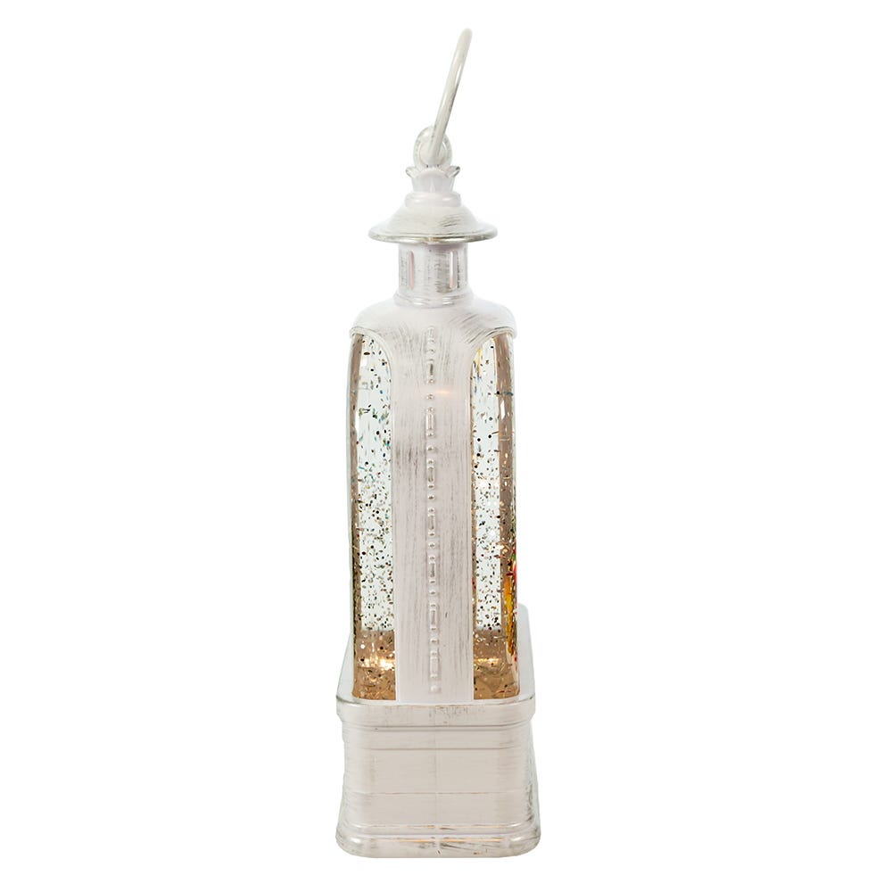 Kurt Adler 9.5-Inch Battery-Operated Lighted Santa Water Lantern